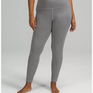 lululemon grey wunder lounge leggings